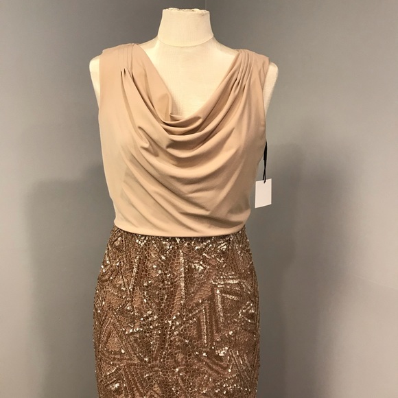 sequined Calvin Klein dress size 4 - Picture 3 of 9